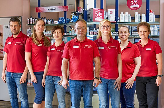 Teamfoto Bahnhof-Apotheke Löbau